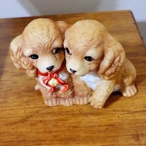 Homco Masterpiece locker spaniels